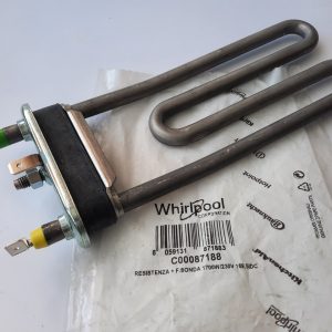 Короткий оригінальний тен в упаковці 1700W Thermowatt з отвором під датчик