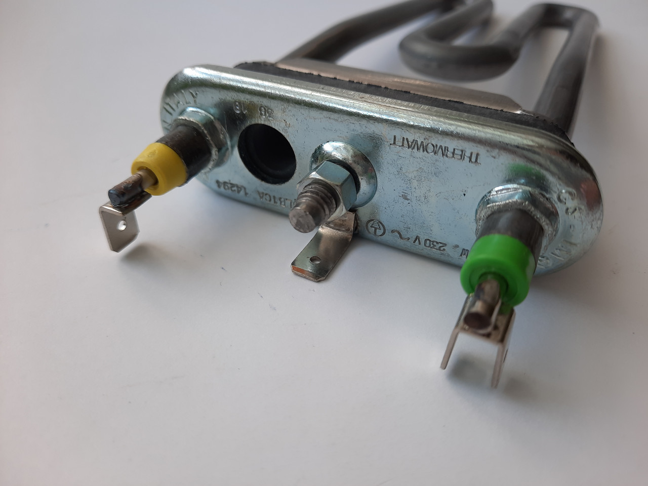Короткий оригінальний тен в упаковці 1700W Thermowatt з отвором під датчик - Зображення 9