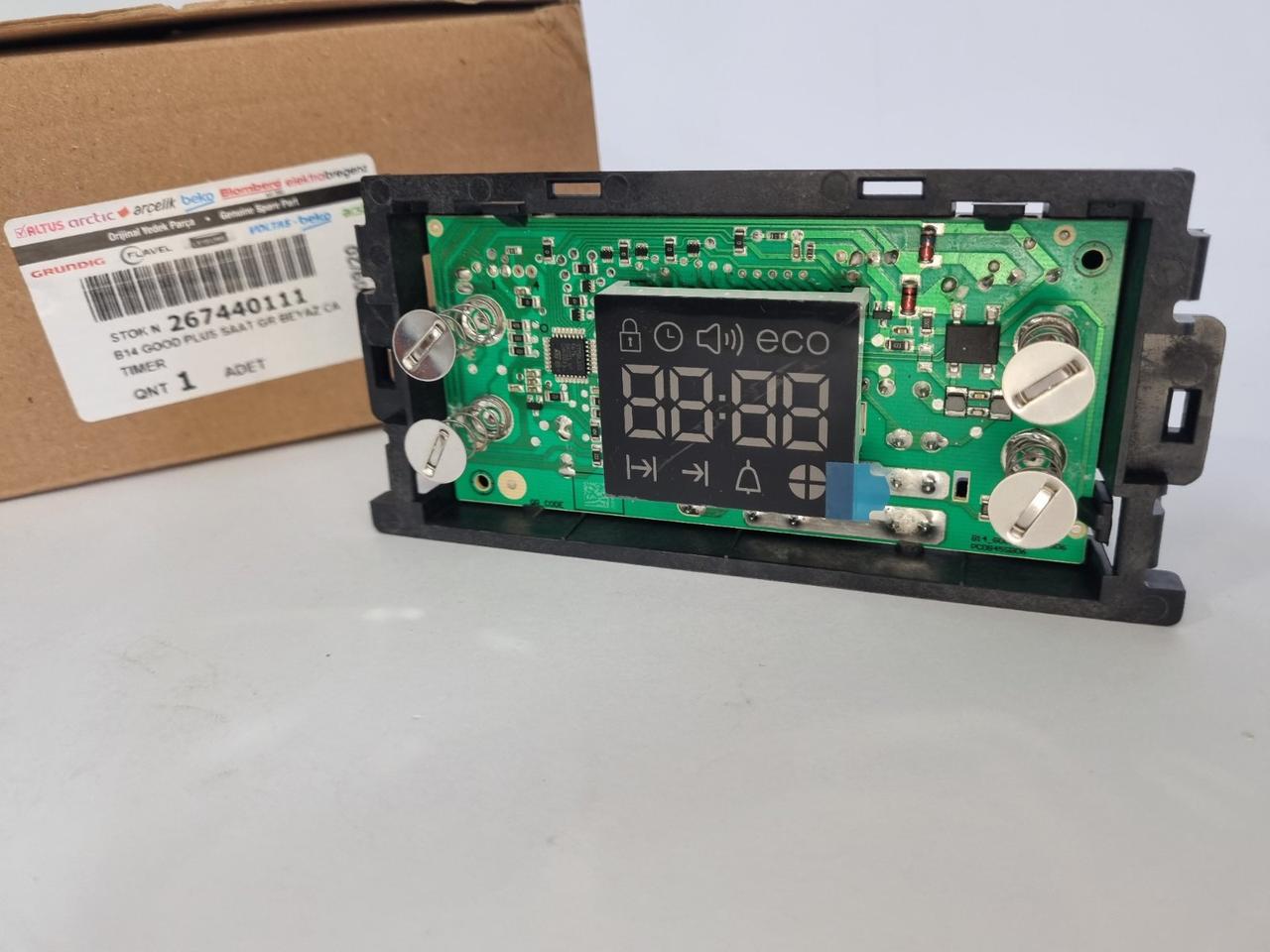 Таймер (модуль) 267440111 для духової шафи Beko, BLOMBERG, GRUNDIG - Зображення 8