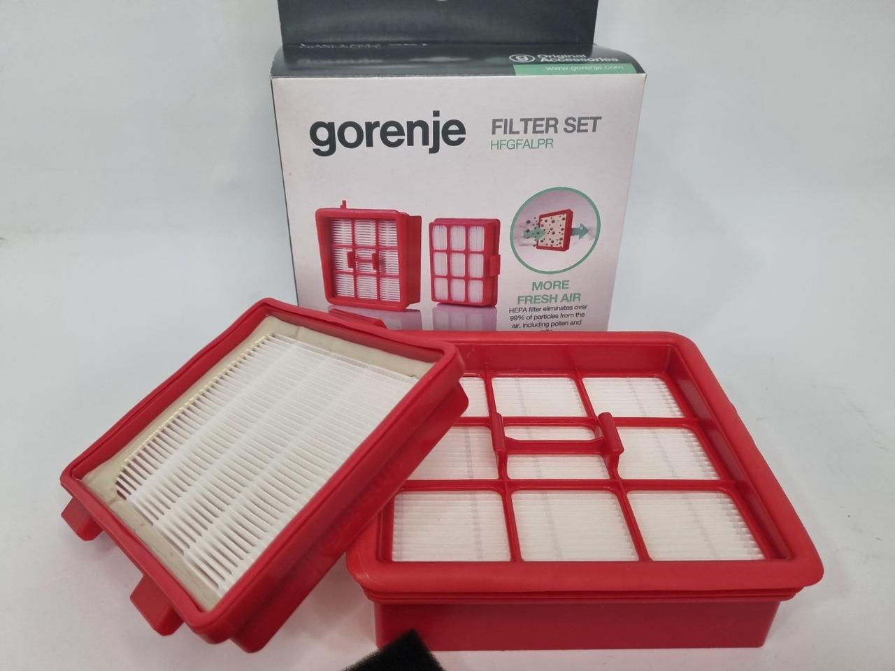 Оригінальний набір 732741 фільтрів HEPA пилососа Gorenje