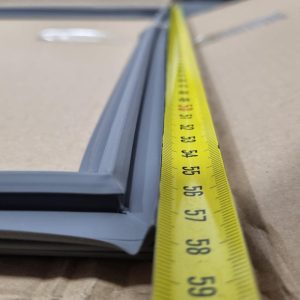 Сіра ущільнювальна резина для холодильника Beko 4633084300 (740 mm * 580 mm)