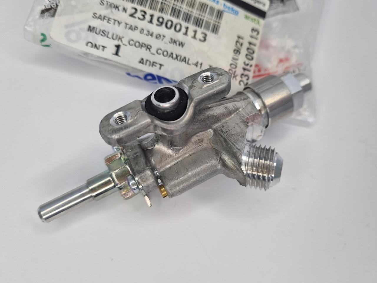 Кран 3 kW (231900113) газової плити Beko