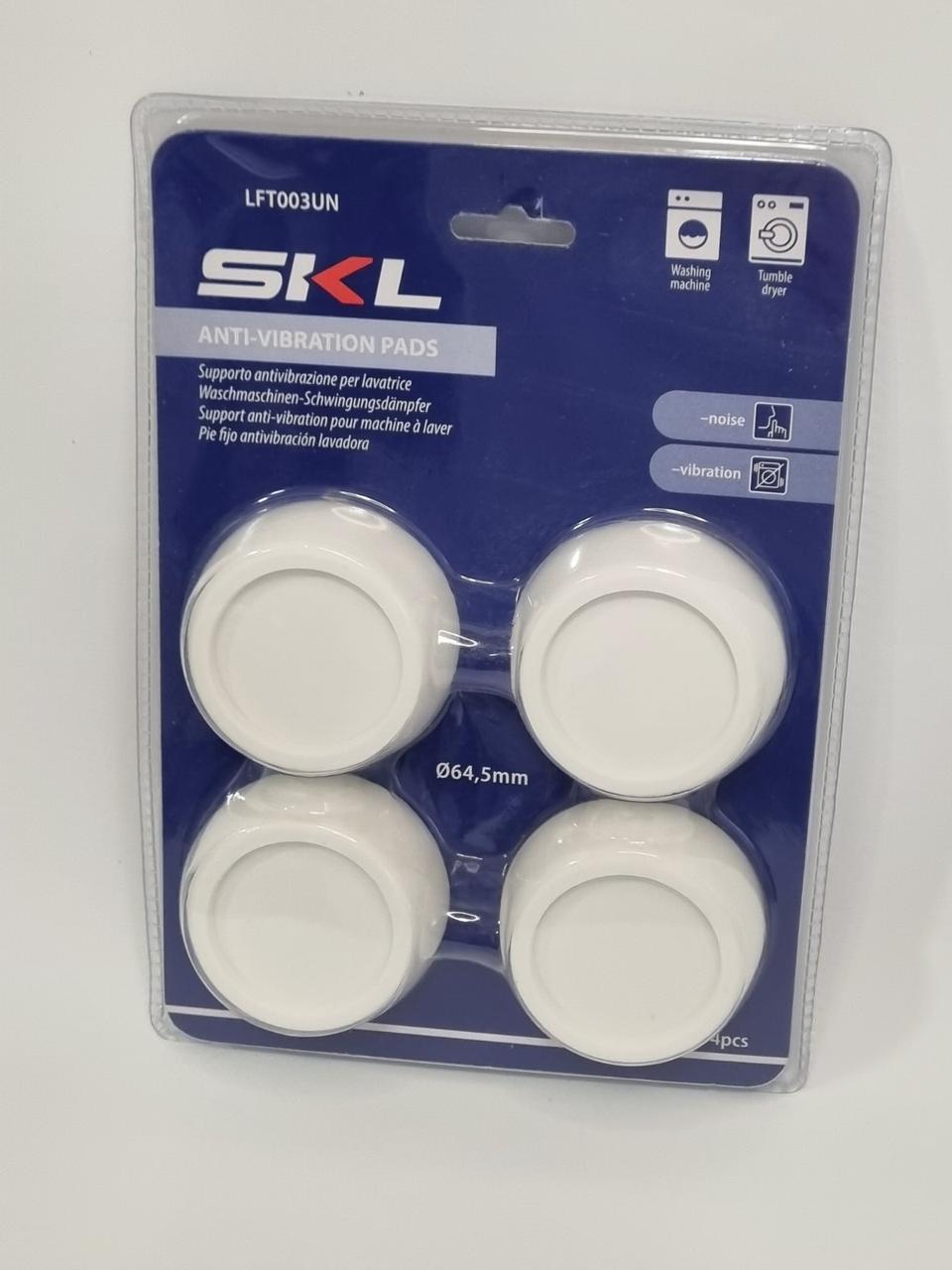 Антивібраційні ніжки SKL 4 штуки (універсальні) для пральних машин автомат - Зображення 2