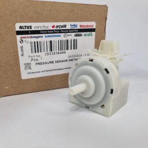 Пресостат (датчик рівня води) для пральної машини Beko 2833830400 (2819711100) моделі WML, WMB, WMD, WKD